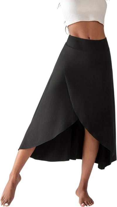 Livano Broekrok Dames - Skort - Korte Broek - Culotte - Wandelrok - Zwart - Maat XS