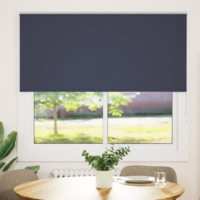 vidaXL - Rolgordijn - verduisterend - 150x130 - cm - stofbreedte - 146,6 - cm - blauw