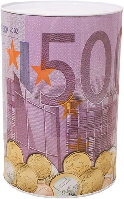 Metalen Spaarpot voor Munten en Biljetten - Duurzame Spaarkist met Slot - Cadeau voor Kinderen en Volwassenen