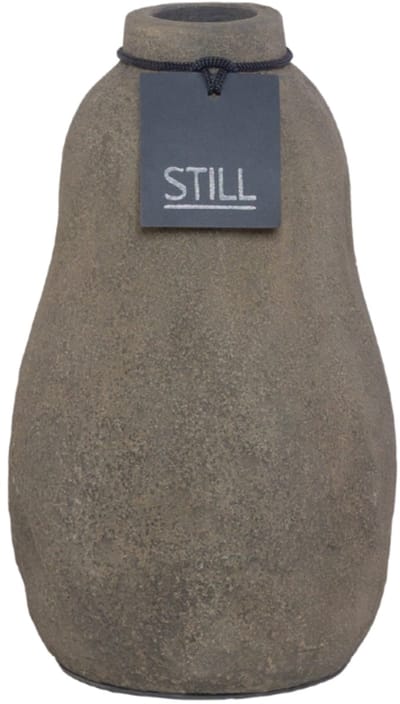 STILL - Flesvaas - Organische Vorm - Dark - Bruin - 18 x 12 cm
