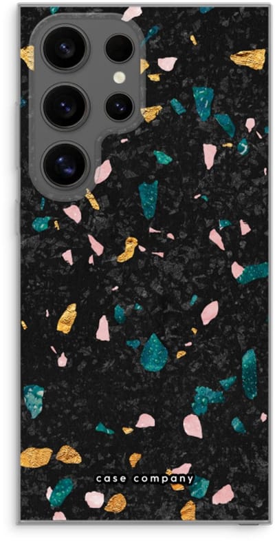 Case Company® - Hoesje geschikt voor Samsung Galaxy S24 Ultra hoesje - Terrazzo N°10 - Soft Cover Telefoonhoesje - Bescherming aan alle Kanten en Schermrand
