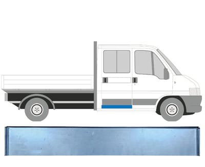 Reparatie plaatwerk achterste deuren voor Peugeot Boxer 1994-2006