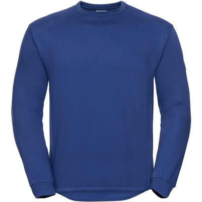 Russell Heren Spotshield Sweatshirt met zware ronde hals (Helder Koningsblauw)