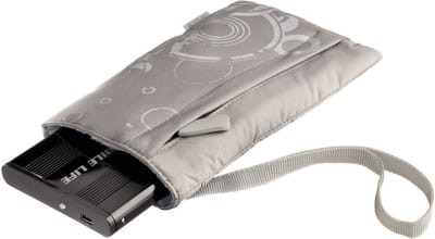 Harde schijf tas print grijs 2,5"