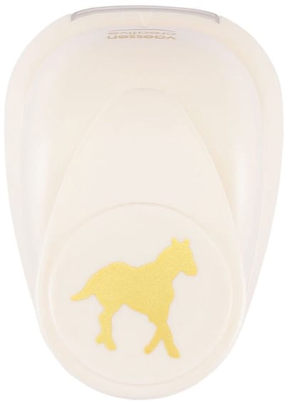 Vaessen Creative Pons - Figuurpons - Paard - 2,2 x 2,2 cm