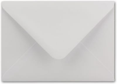 150x C6 Enveloppen Wit 11.5 x 16.3 cm - Zonder Venster - Met Natte Gom