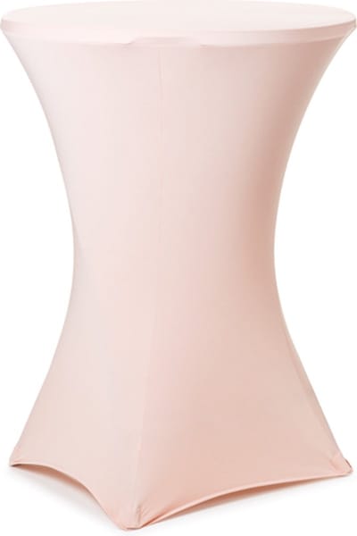 Statafelrok oud roze - Stretch hoes voor statafels - Geschikt voor tafels 80x110cm