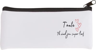 Akyol - tante ik vind jou super lief Etui - Tante - de liefste tante - verjaardag - cadeautje voor tante - tante artikelen - kado - geschenk - 20 bij 9 cm