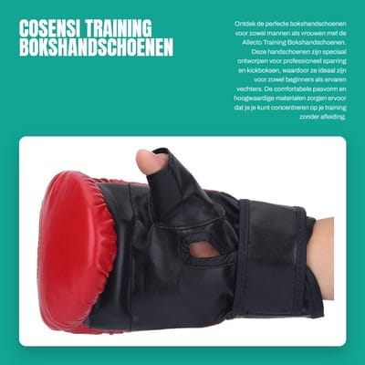 Dailygoods- Bokshandschoenen Professioneel - Training - Sparring - MMA - Comfortabel - Versterkt ontwerp met gewatteerde buffer - Vechthandschoenen