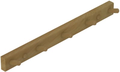 Cedar 5-Haaks Houten Sauna Kapstok