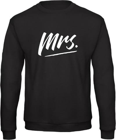 Mr / Mrs Trui Sweater (Mrs - Maat XXL) | Koppel Cadeau | Valentijn Cadeautje voor hem & haar