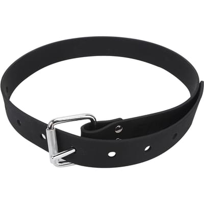 Ceinture de Plomb de Plongée en Silicone avec Boucle en Acier à Libération Rapide pour Apnée Plongée Sous-Marine black