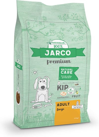 Jarco Dog Natural Large Adult Kip - Hondenvoer - 2.5 kg 26-45 Kg