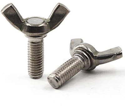 304 Stainless Steel Wing Bolt Set Hand Screw Butterfly Screw Sets M3 x 12