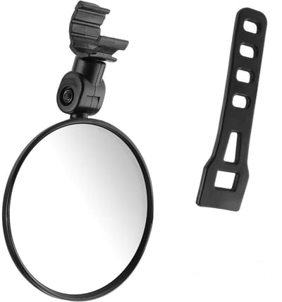 EXCITAT Achteruitkijkspiegels - Fietsspiegels - E-Bike Spiegels - Fiets- en Motorspiegels - Convex Glas Spiegels - Mountainbike Accessoires - Geschikt voor Mountainbikes en Racefietsen