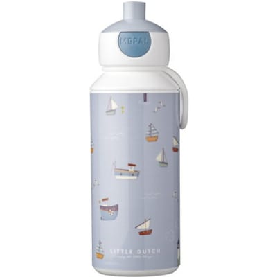 Mepal Pop-up drinkfles Campus Little Dutch - 400 ml - Sluit goed af - Drinkbeker voor kinderen - Sailors Bay