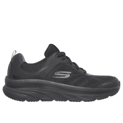 Skechers D'Lux Walker Heren Sneakers - Black - Maat 45