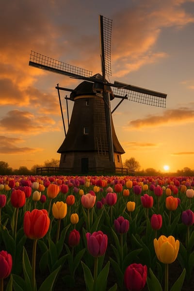 Magie - Tulip Dreams at Sunset