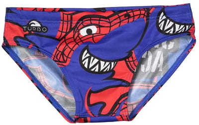 Turbo Shark Action Zwemslip Blauw 7-8 Years Jongen