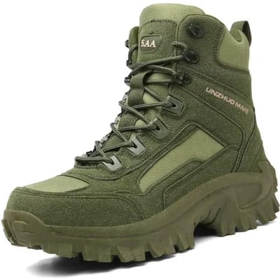 Heren Legerlaarzen Tactische Laarzen Heren Militaire Woestijn Waterdicht Enkel Nieuwe Heren Outdoor Strijdlaarzen Werk Veiligheidsschoenen Wandelschoenen 40