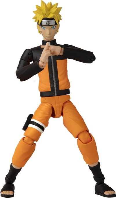Bandai - Anime Heroes - Naruto Shippuden - Anime helden Figuur 17 cm - Naruto Uzumaki - Officieel gelicenseerde Naruto - Naruto Action Figure - Speelgoed voor kinderen van 4+ - 36901