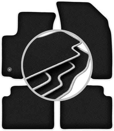 CARLUX-SILVER automatten voor: Chevrolet Aveo I T200 / T250 hatchback, sedan (2002-2011)