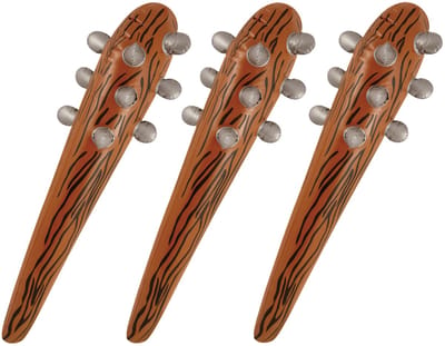 Opblaasbare knots/knuppel 60 cm - 3x stuks - Holbewoner/caveman - Carnaval/Halloween verkleed artikelen