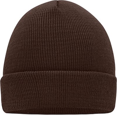 Myrtle Beach 'Knitted Cap' Beanie Chocolate/Bruin