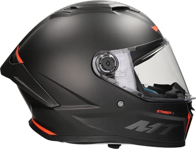 MT Helm Stinger II mat zwart maat S