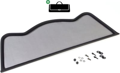 Windscherm Mazda MX5 NA/NB V-Style | 1989-2005 | incl. luxe opbergtas | Zwart