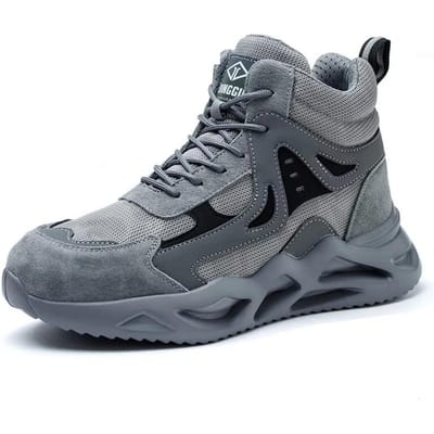 Lichtgewicht werkveiligheidsschoenen voor heren en dames, stalen neus, onverwoestbare, lekvrije veiligheidsschoenen, beschermende werksneakers 46