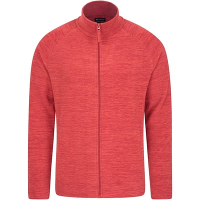 Mountain Warehouse Heren Snowdon II Full Zip Fleecejack (Rood)