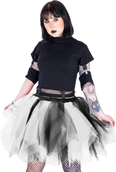 Poizen Industries - Caelia Tutu - Zwart/Wit