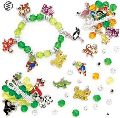 Equivera Armbandjes Maken Set Meisjes - Knutselset Meisjes - Knutselset voor Meisjes - Knutselset Meiden - Sieraden Maken Meisjes - Armbandjes Maken Meisjes - Cadeautip voor uw kind!
