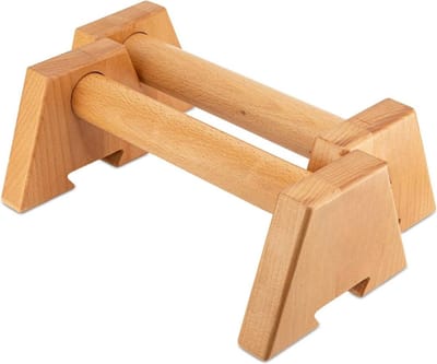 Thuys – Push Up Grips – Opdruksteun – Parallettes – 30 x 24 x 12cm – Natuurlijk