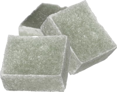 Ideas4seasons Amberblokjes/geurblokjes - eucalyptus geur - 3x stuks - huisparfum