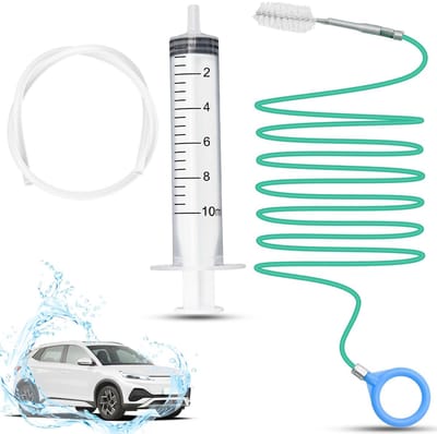 Allecto - Flexibele Afvoerborstel - 300 cm - Multifunctioneel voor Auto - Drain Cleaner voor Schuifdak en Kofferbak - Geschikt voor Wiper Gaten - H...