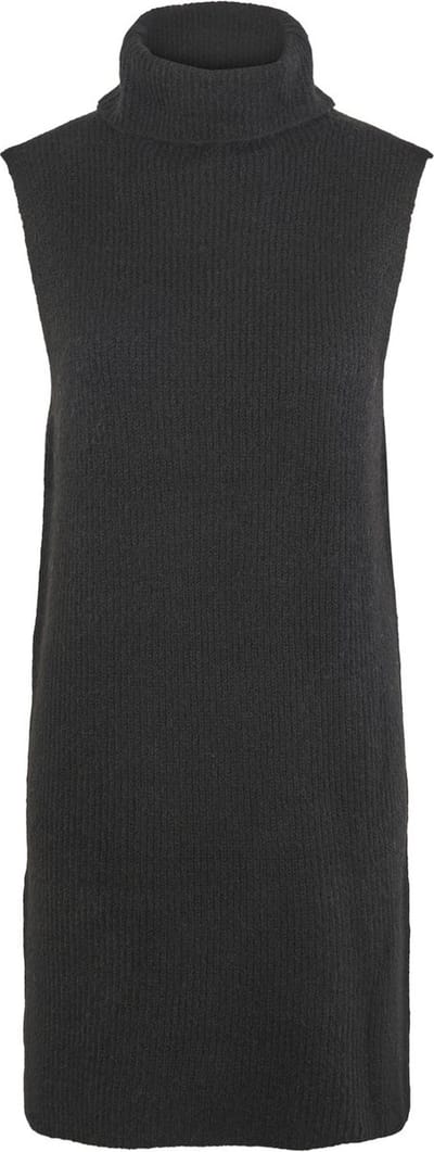 PIECES PCELLEN ROLLNECK LONG KNIT VEST NOOS BC Dames Trui - Maat XS