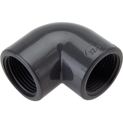90° L-Koppeling Rp4'' Binnendraad PVC-U 16bar En 1452-3 - F2EZT