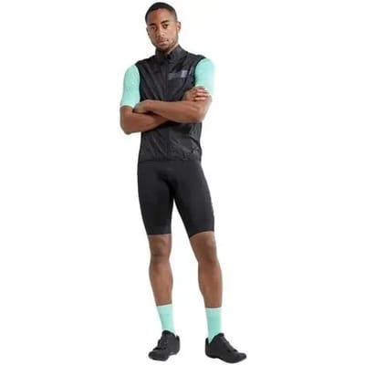 Craft Adv Essence Light Mouwloos Fietswindjack Heren - Zwart | Maat: M