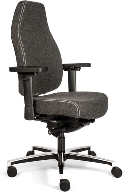 Sit And Move Therapod X Standaard - Donkergrijs Wolvilt - Bureaustoel