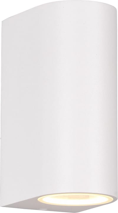 TRIO ROYA - Wandlamp - Wit mat - excl. 2x GU10 4,9 W - Bewegingssensor - Buitenverlichting - IP44
