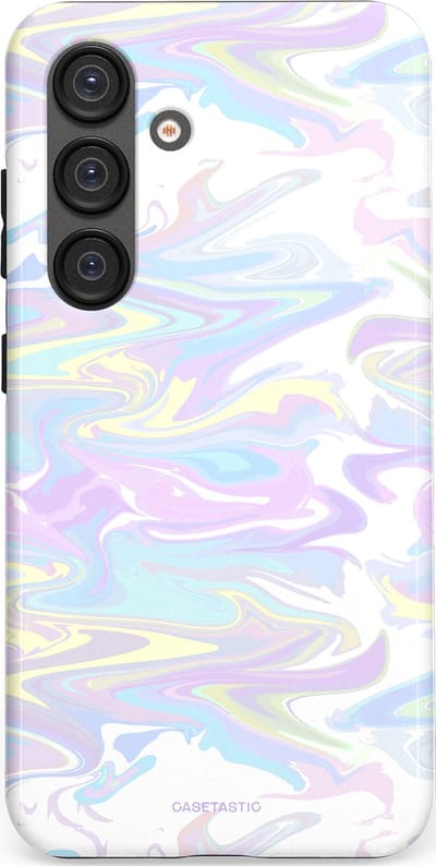 Casetastic Hoesje Geschikt voor Samsung S25 - Stijlvolle Beschermende Duo-layer Case - IJsdans van kleur