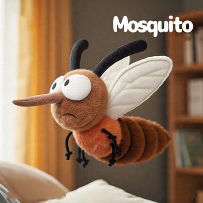 Grappig Gesimuleerd Insect Pluche Speelgoed Kawaii Levensgetrouw Mug Kakkerlak Vuurvliegje Lieveheersbeestje Libel Feestdecoratie Zachte Gevulde Pop Cadeau brown