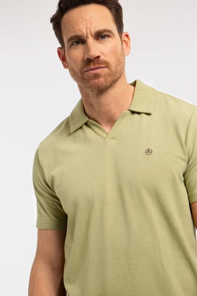 Pilot Heren Polo Groen - Maat XL