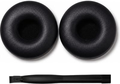 Set Oorkussens voor Sony Koptelefoon - WH-CH510 Oorkussen - WH-CH510/WH-CH500/WH-CH520/WH-CH400/MDR-ZX110/MDR-ZX110NC/MDR-ZX100/MDR-ZX220BT/MDR-ZX300/MDR-ZX310/MDR-ZX330BT/MDR-V100/MDR-V150/MDR-V200 - PU-leer met Schuimvulling - Zwart