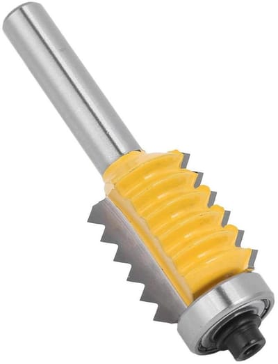 Houtbewerkingsfreesrail met 8 schachten voor vingerlijmverbinding - Omkeerbaar en anti-reverse design