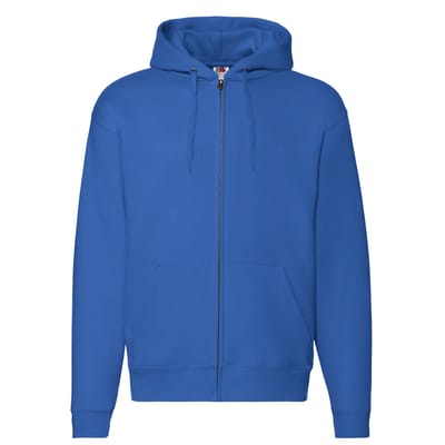 Fruit of the Loom Premium capuchonjas voor volwassenen (Koningsblauw)