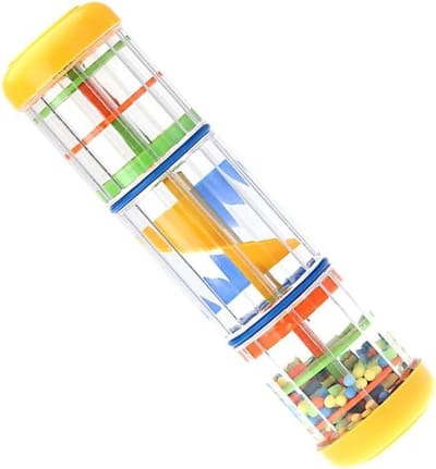 Muzikale Regenmaker - Regenstaaf - Kinderen Vermaken - Rustgevend Geluid - 20 Cm Lang - Kleurrijk