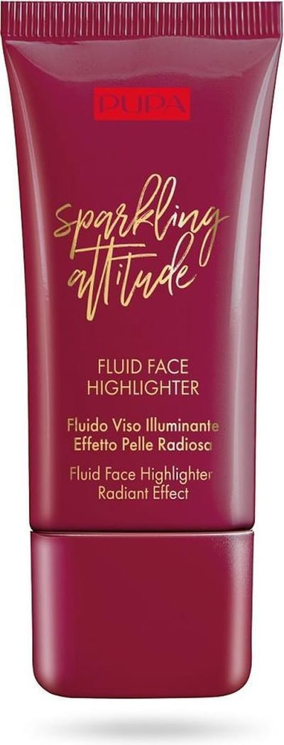 PUPA Sparkling Attitude Fluid Face Highlighter  001 Metal Gold 30ml